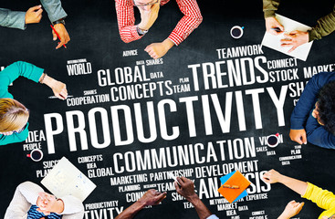 Sticker - Productivity Vision Idea Efficiency Growth Success Concept