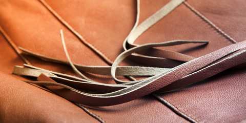 Raw leather