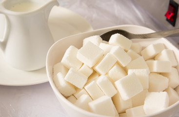 sugar in a bowl