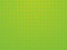 Green Background With Polka Dots And Rings