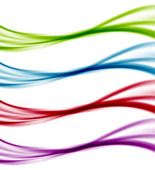 Wall Mural - Abstract wave colorful bright web line templates