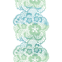 Lacy elegant watercolor border. Lacy vintage trim.