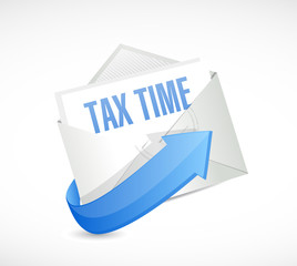 Wall Mural - tax time email sign illustration design