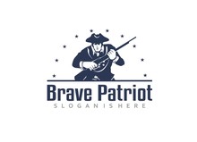 Brave Patriot - Logo Template