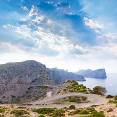 Fototapete - Majorca Formentor Cape in Mallorca island