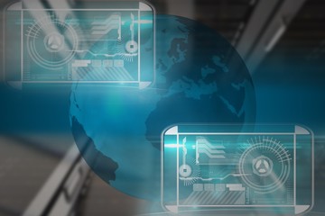 Aufkleber - Composite image of server tower