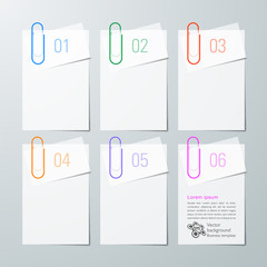 Wall Mural - vector background #tracing paper & clip