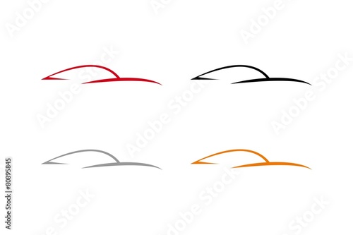 Photo  car silhouette