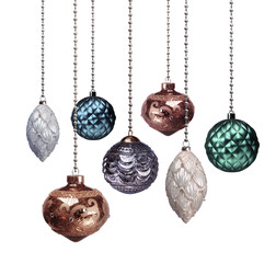 Wall Mural - christmas decoration colours dimmed