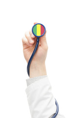 Stethoscope with national flag series - Mali