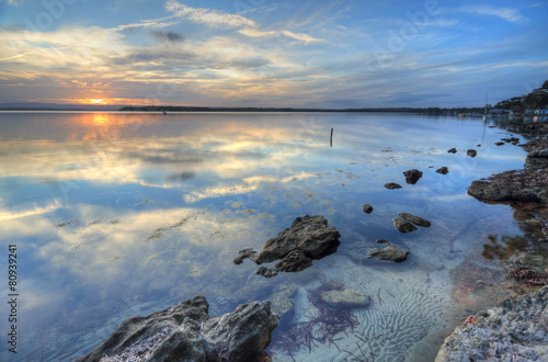 Fotografía Sunset skies and reflections at Wrights Beach St Georges Basin