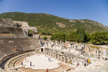 Ephesus. View Of The Big Theatre 