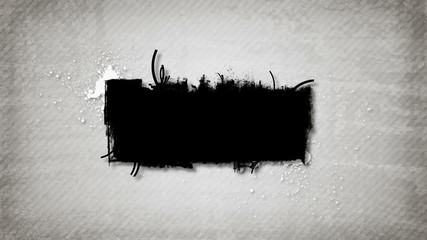 Wall Mural - grungy ornamented banner animation
