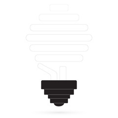 Lamp lighting. Vector. 2