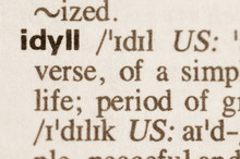 Dictionary Definition Of Word Idyll