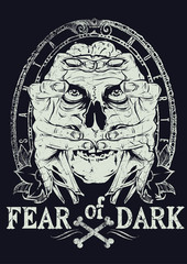 Sticker - Fear of dark