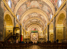 St John's Co-Cathedral In Valletta In Malta,