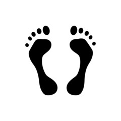 Wall Mural - vector  of  foot