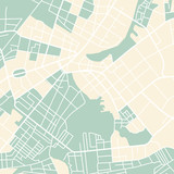 Fototapeta Mapy - City map