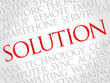 © dizain - Solution word cloud concept