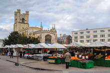 Food Market In Cambridge (UK)