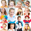 © Ievgen Skrypko - collage of smiling little girl