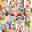 © Ievgen Skrypko - photo collage of a little girl with a pretty face