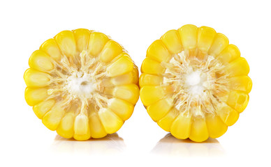 Corn isolated on a white background