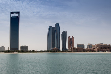 Fototapete - Corniche d'Abu Dhabi