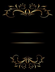 Wall Mural - Luxury card or invitation