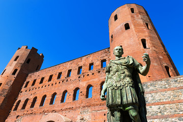 Wall Mural - Porta Palatina - Torino Italy