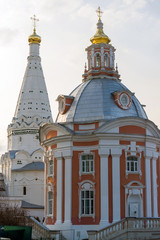 Wall Mural - The great Trinity monastery in Sergiyev Posad near Moscow