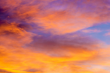 Colorful clouds