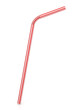Drinking straw isolated on a white background. 3D render