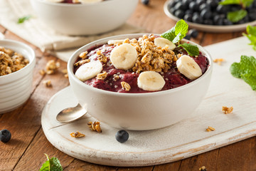 Sticker - Healthy Organic Berry Smoothie Bowl