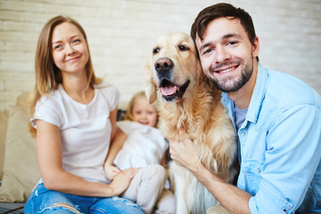 Wall Mural - Family pet