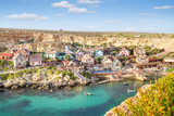Fototapeta Desenie - View over Popeye village, Malta