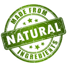 Green Natural Stamp
