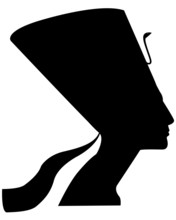 Silhouette Of Nefertiti
