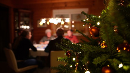 christmas afternoon at home