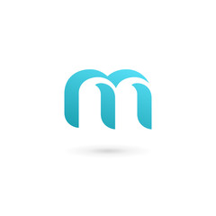 Letter M logo icon design template elements