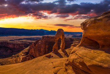 Panorama of Arches National Park