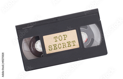 Fotomural Retro videotape isolated on white