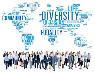 Wall Mural - Diversity Ethnicity World Global Community Concept