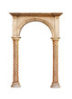 greek column isolated on white background