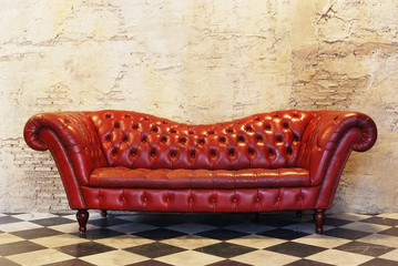 Sofa vintage background