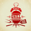 Vintage BBQ Grill Party