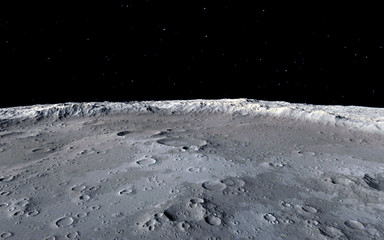 moon scientific illustration