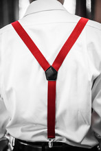 Red  Suspenders Detail