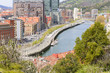 View of Bilbao city from Etxebarria park (Spain)